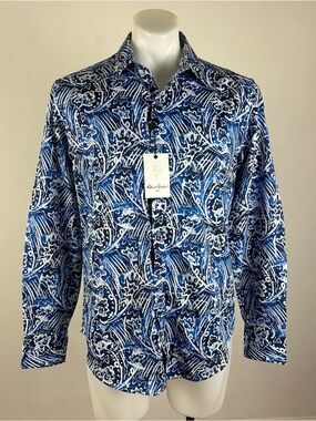 NWT Robert Graham Intricate Design Shirt
